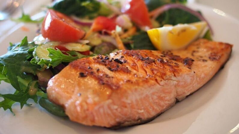 Pescado con verduras