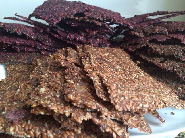 Método para preparar chips de lino para la dieta Dukan.