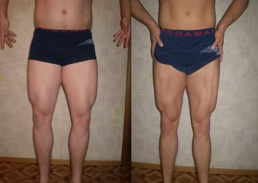 antes y después de seguir la dieta keto