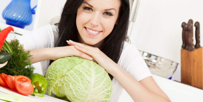 Las verduras al perder peso en casa juegan un papel importante. 